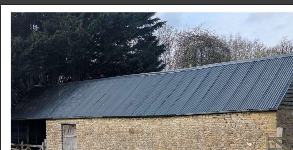 The barn exterior at Old Manor Farm