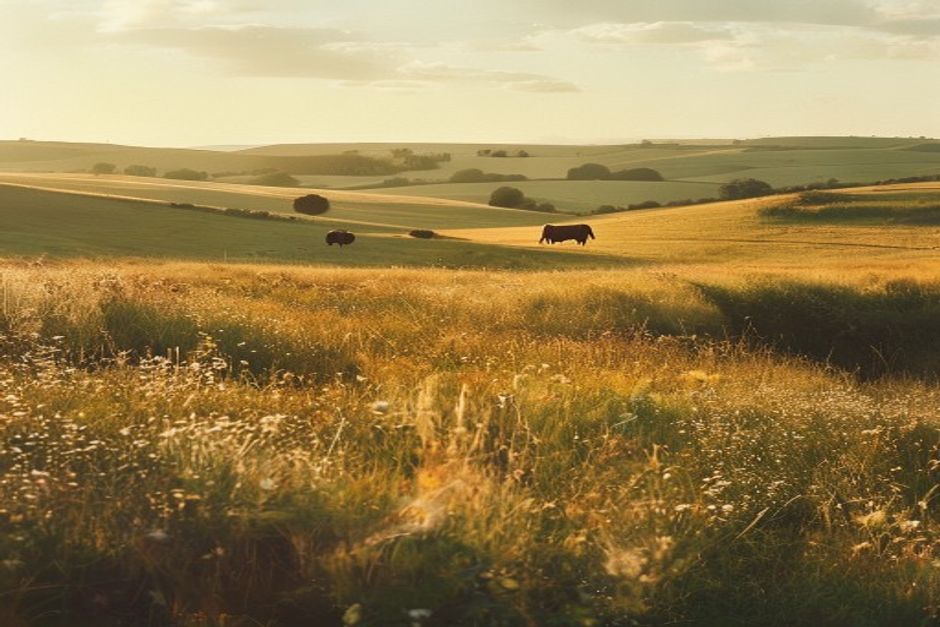 The Oxfordshire countryside, the pastoral landscape Flora Thompson immortalised in Lark Rise to Candleford