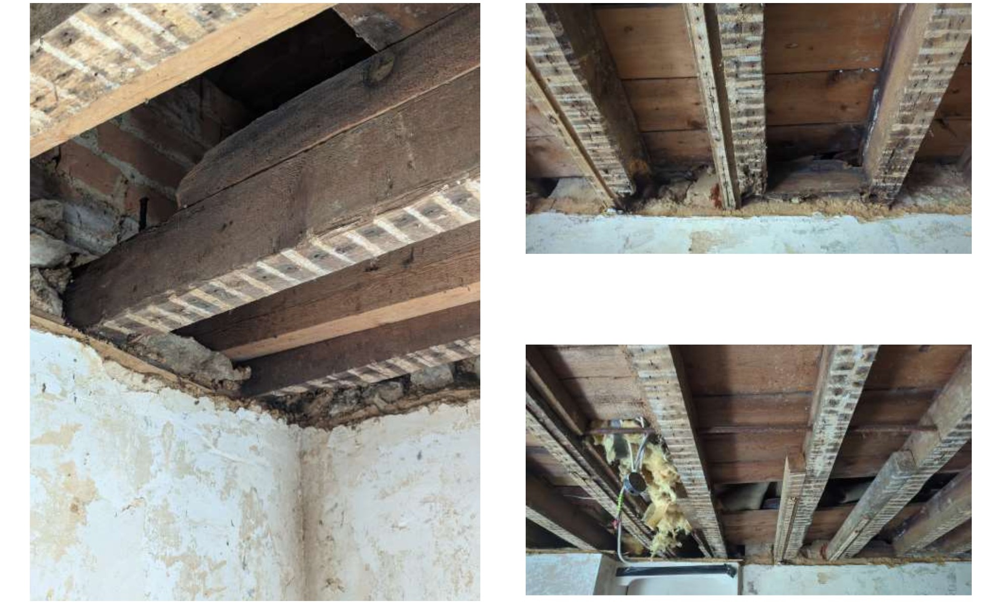 Bathroom II: joist repair work required