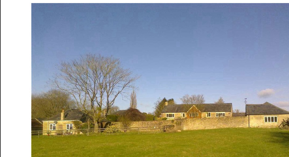 Old Manor Farm seen from the lawn